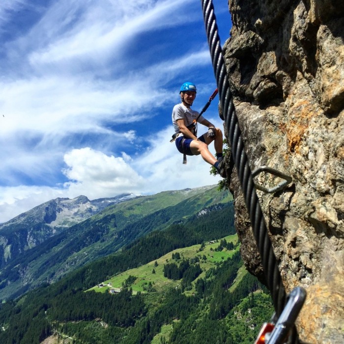 Klettersteig-Nasenwand Ginzling