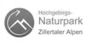 Naturpark Zillertaler Alpen graues Logo